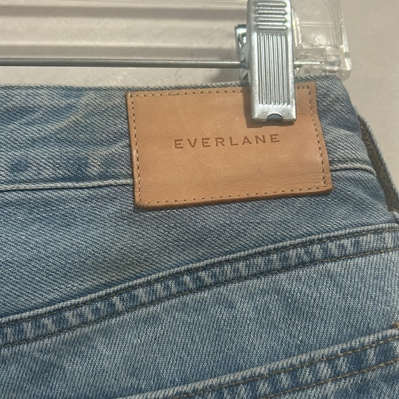Everlane Curvy 90s Cheeky Straight Jeans 26 Ankle Vintage Sunbleached Blue - Picture 8 of 12